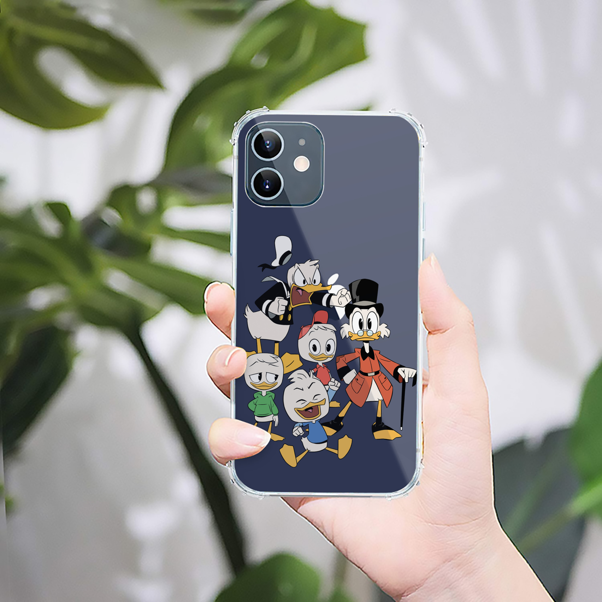 （画像用） ミッキーマウス Mickey Mouse 【iPhone 12シリーズ対応】透明スマホケース（クリアソフトケース）
